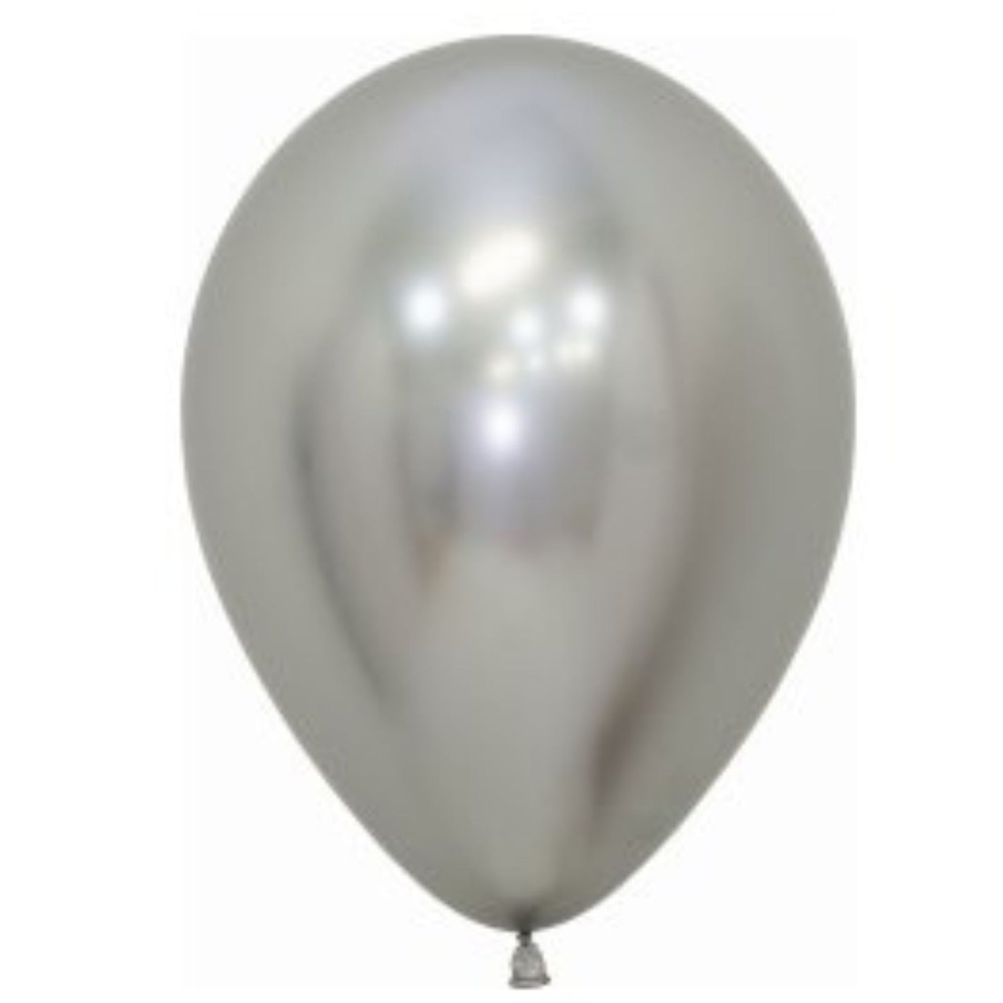 Globo Látex R12 Cromado 30 cm - Biodegradable