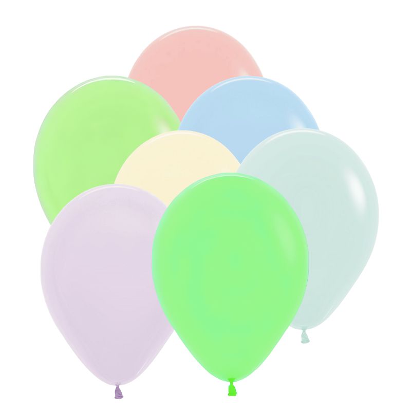Latex Balloon R12/30cm Light Pastel - Biodegradable