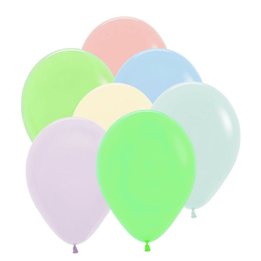 Latex Balloon R12/30cm Light Pastel - Biodegradable