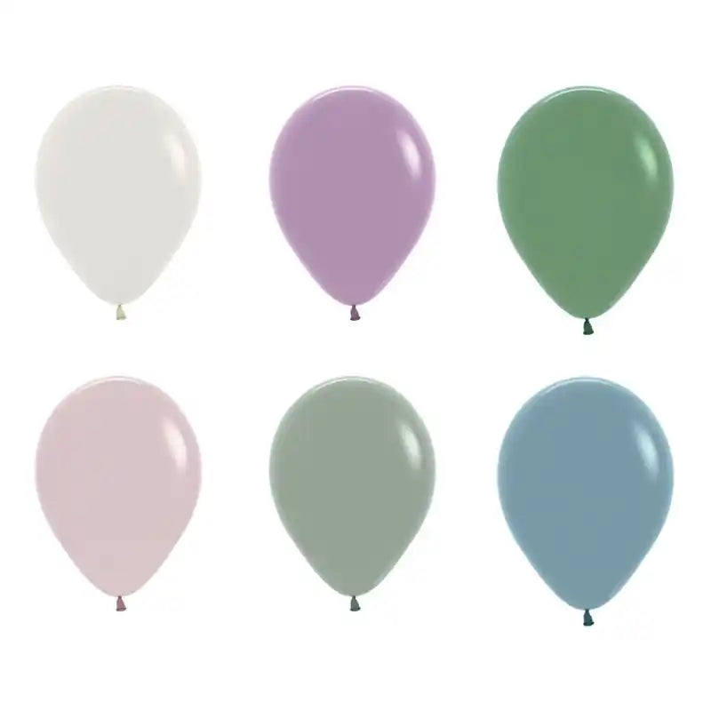 Globus Làtex R12/30cm Pastís Dusk. Per Unitat