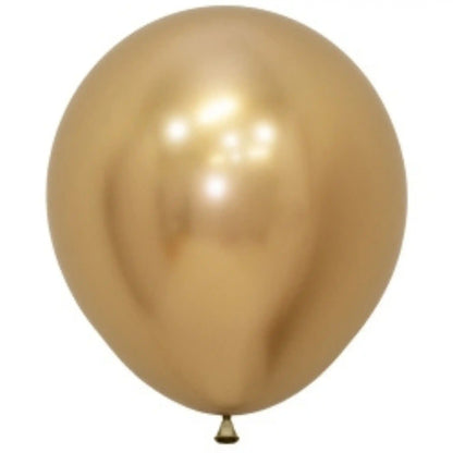 Globo Látex R18/45cm Cromado - Biodegradable - Narosa Sweet Party Barcelona