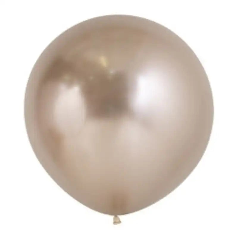 Globo Látex R24/61cm Cromado - Biodegradable