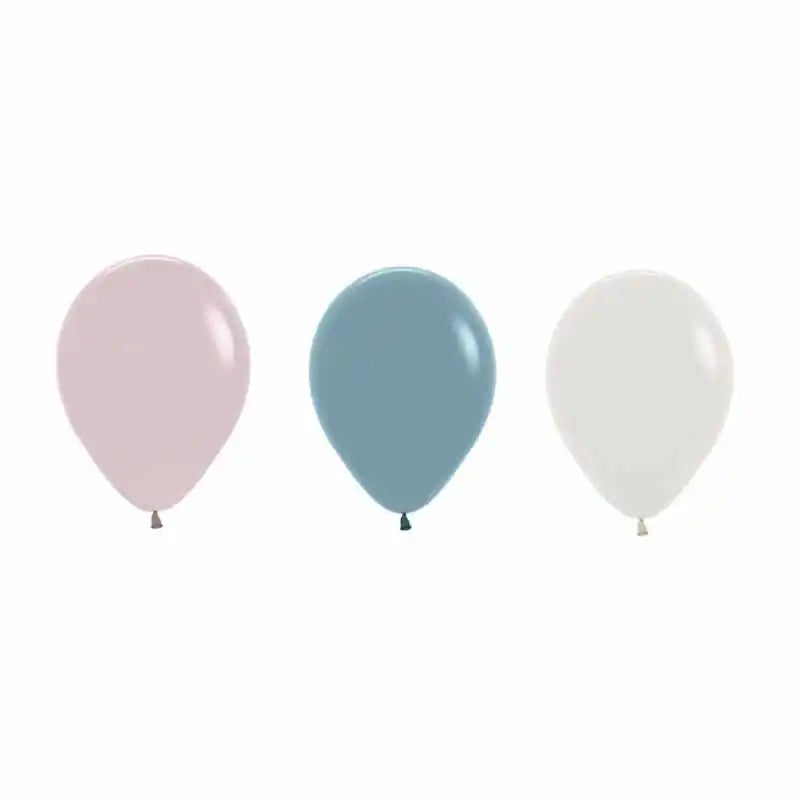 Globo Látex R5/13cm Pasteles Oscuros  - Unidad o Pack de 100