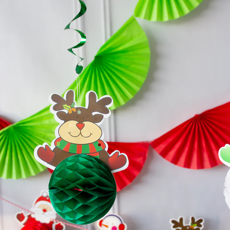Adorno Navideño de Panal. Tres Diseños Disponibles
