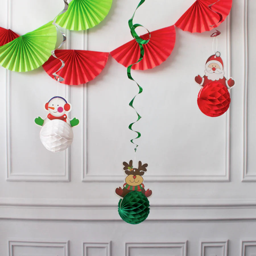 Adorno Navideño de Panal. Tres Diseños Disponibles
