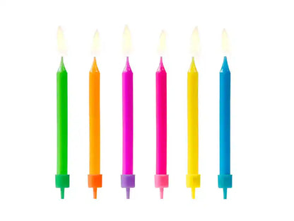 Velas Cumpleaños Colores Variados - Narosa Sweet Party Barcelona
