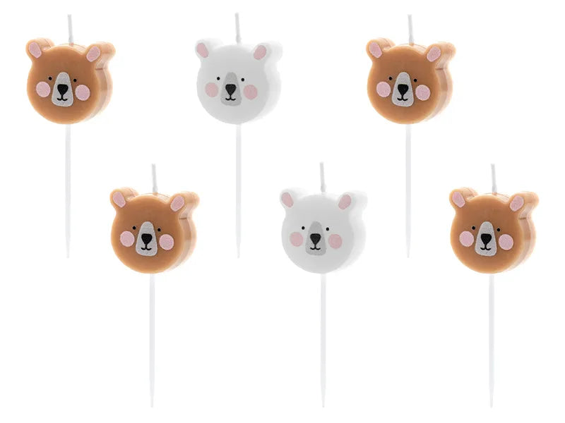 Bear Birthday Candles