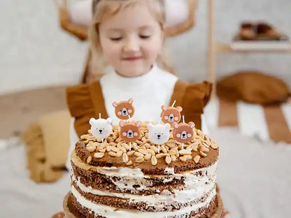 Velas Cumpleaños Oso - Narosa Sweet Party Barcelona