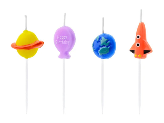 Space Birthday Candles