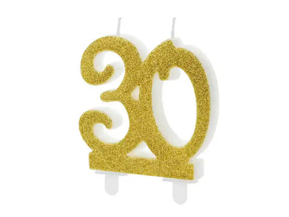 Velas Glitter Dorada - Narosa Sweet Party Barcelona