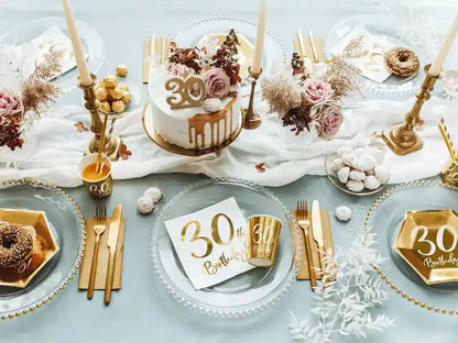 Velas Glitter Dorada - Narosa Sweet Party Barcelona