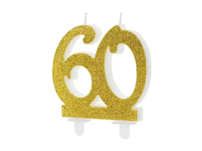 Velas Glitter Dorada - Narosa Sweet Party Barcelona