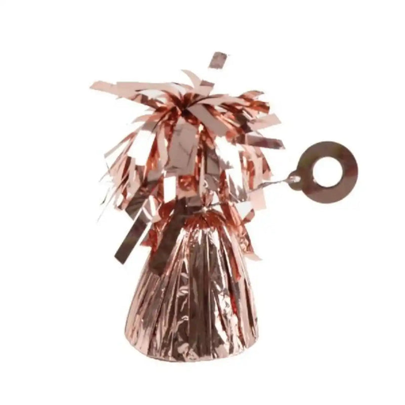 peso para globo color rosa gold