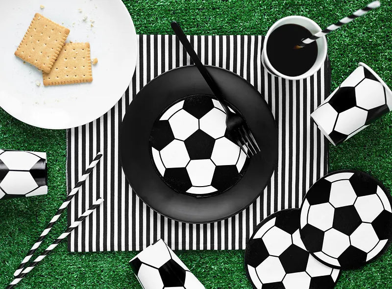 13.5cm Football Napkins.