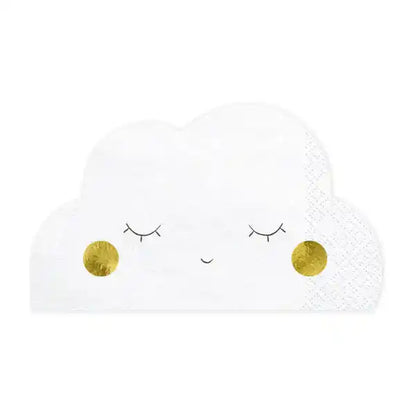Servilletas nube blancas para cumpleaños