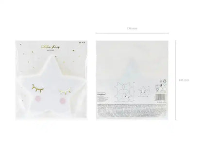 Servilletas Little Star de 16x16cm.