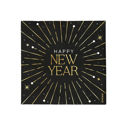 Servilletas 33×33 cm Happy New Year doble capa pack 30