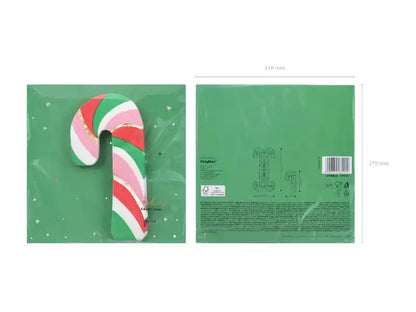 Candy Cane Napkins