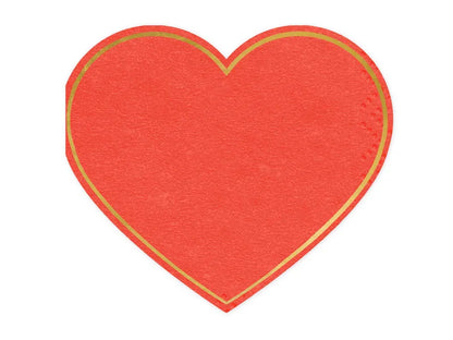 Servilletas Corazón Rojo