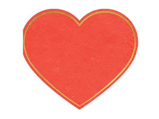 Servilletas Corazón Rojo