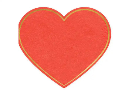 Servilletas Corazón Rojo - Narosa Sweet Party Barcelona