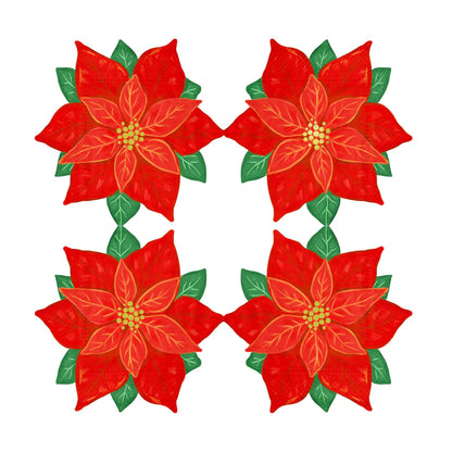 Star of Bethlehem Napkins 25x25 cm. Pack of 10 units. 