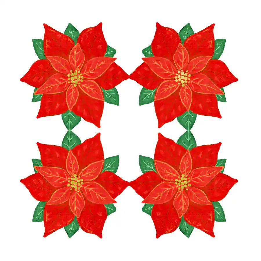 Star of Bethlehem Napkins 25x25 cm. Pack of 10 units. 