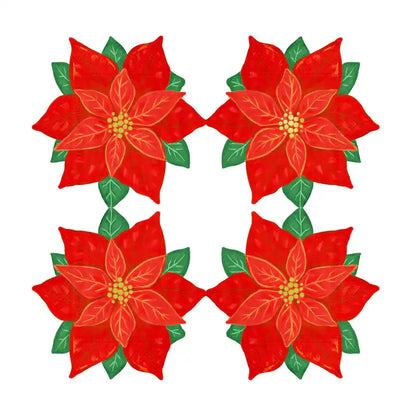 Star of Bethlehem Napkins 25x25 cm. Pack of 10 units. 