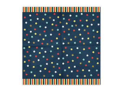 Servilletas Estrellas, 33x33 cm, Azul Marino - Narosa Sweet Party Barcelona