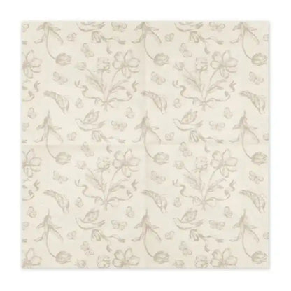 Servilletas elegantes de papel Flowers para mesa de fiesta