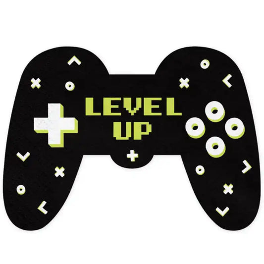 Servilletas de papel Gamepad 22,7 x 32 cm pack 12 uds.