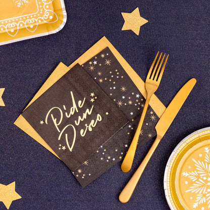 Servilletas festivas para Fin de Año Pide un Deseo pack 30