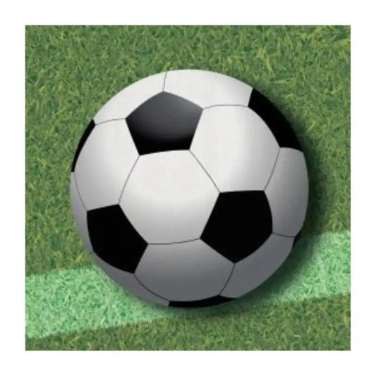 Servilletas Sports Fanatic Fútbol, 33 cm, 20 uds. - Narosa Sweet Party Barcelona