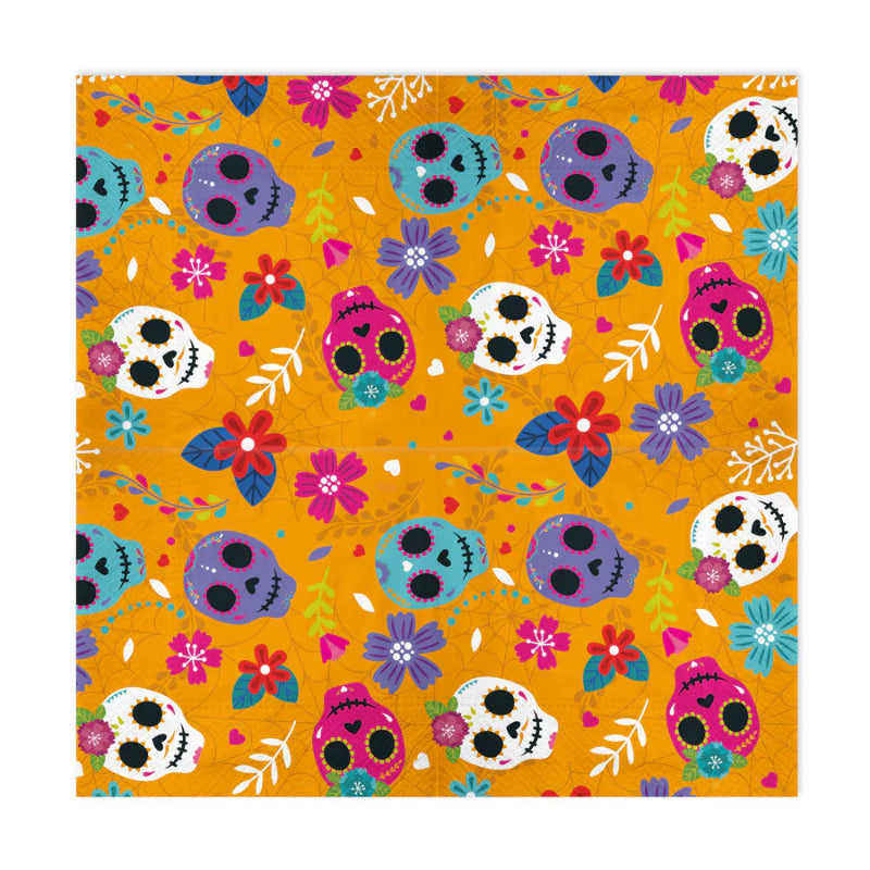 Servilletas mexicanas Halloween 33x33 cm