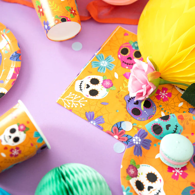 Servilletas decorativas Día de los Muertos