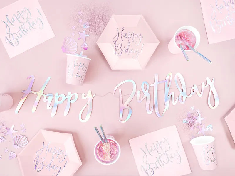 Pack de 20 servilletas de cumpleaños elegantes