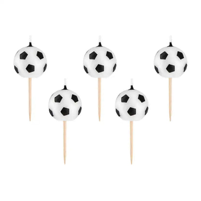 Set 5 Velas Futbol - Narosa Sweet Party Barcelona