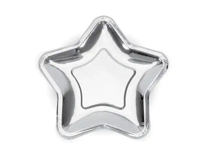 Platos Estrella 18cm. Dorado o Plata - Narosa Sweet Party Barcelona