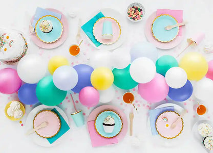 Platos Azul Claro - Narosa Sweet Party Barcelona