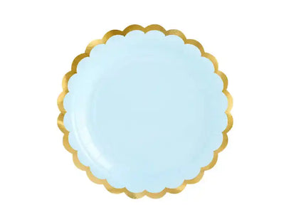 Platos Azul Claro - Narosa Sweet Party Barcelona