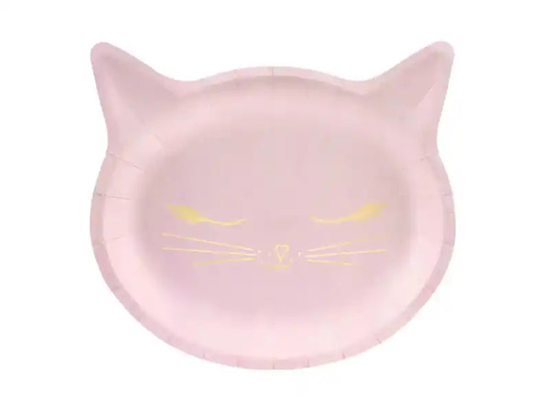 Platos Gato Rosa