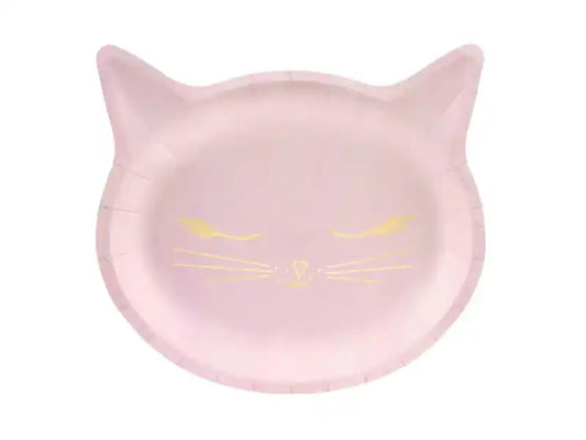 Platos Gato Rosa