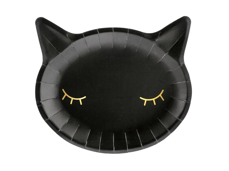 Black Cat Plates