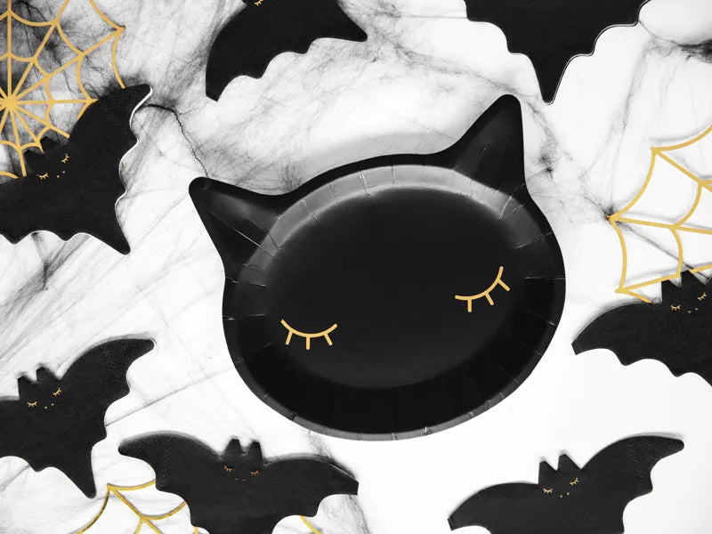 Black Cat Plates