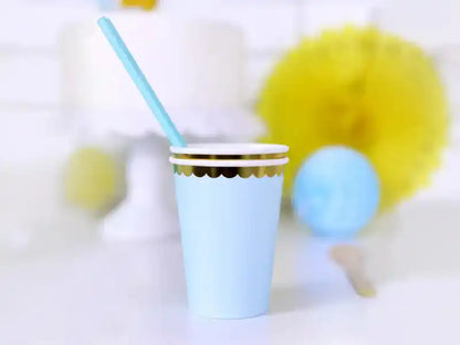 Vasos Azul Claro 220ml - Narosa Sweet Party Barcelona