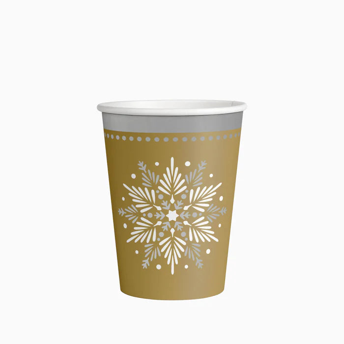 Vaso Navidad Estrella Oro