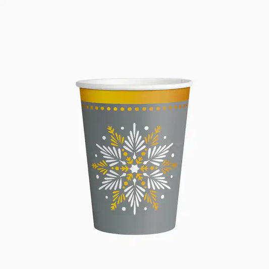 Vaso Navidad Estrella Plata - Narosa Sweet Party Barcelona