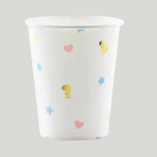 Vasos de cartón Niño o Niña para fiestas