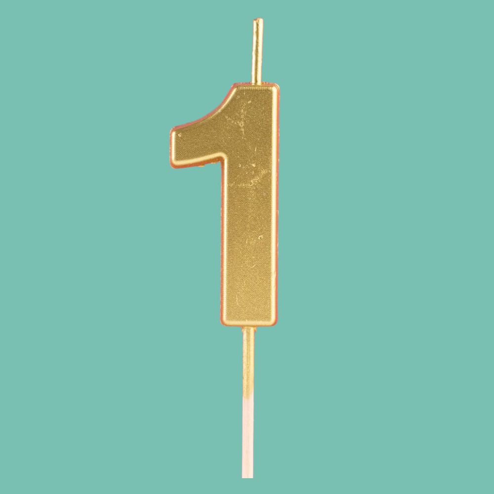 Number 1 Birthday Candle