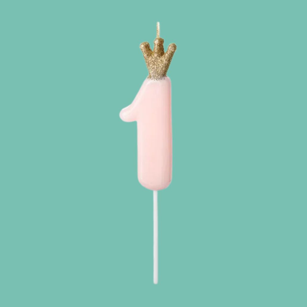 Number 1 Birthday Candle